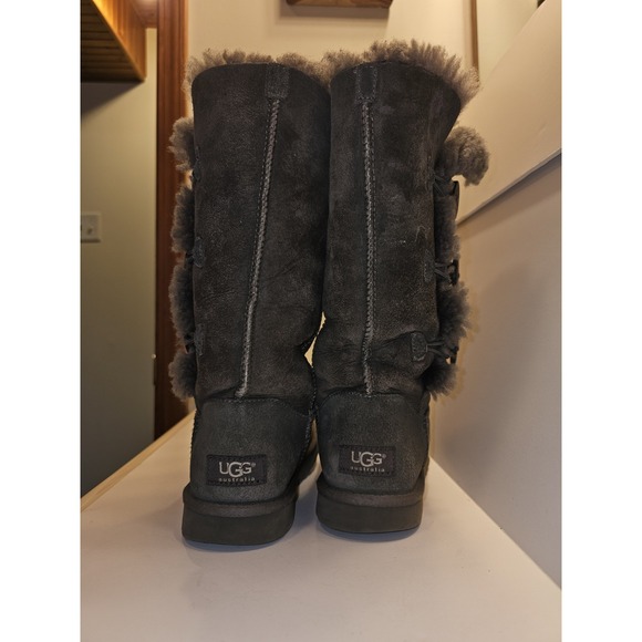 Uggs Grey Women's Tall Boots Size 6 - Picture 8 of 13